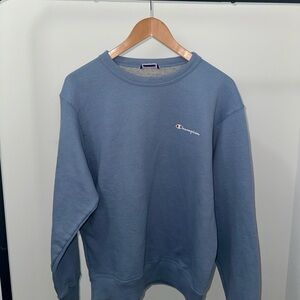 Champion Crewneck Sweatshirt in Slate Blue